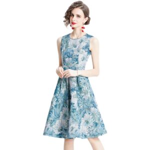 vestido-casual-elegante-con-estampado-floral-azul