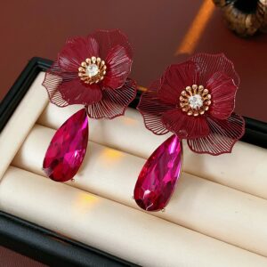 aretes-en-forma-de-flor-con-aleacion-de-zinc-cirene